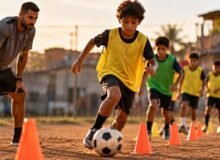 Treino-de-Futebol-ao-Por-do-Sol