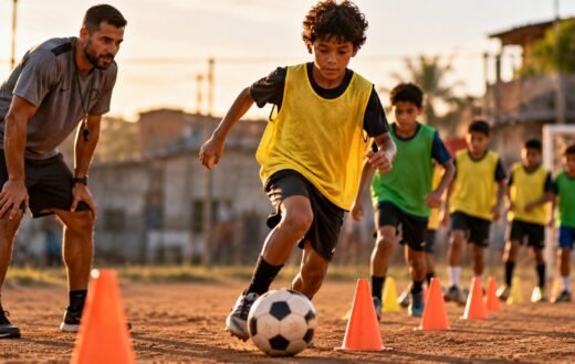 Treino-de-Futebol-ao-Por-do-Sol